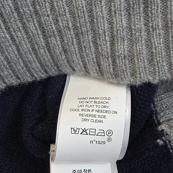 Polo Ralph Lauren Wool Alpaca Color-block Knit Crewneck Sweater Mens XL  Preppy - Picture 6 of 10